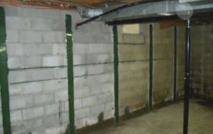 Bowed Basement Wall Repair