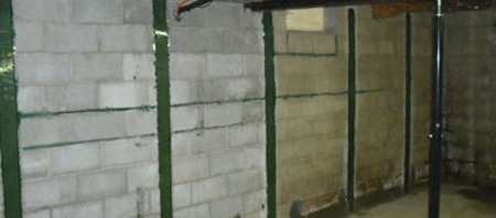 Bowed Basement Wall Repair